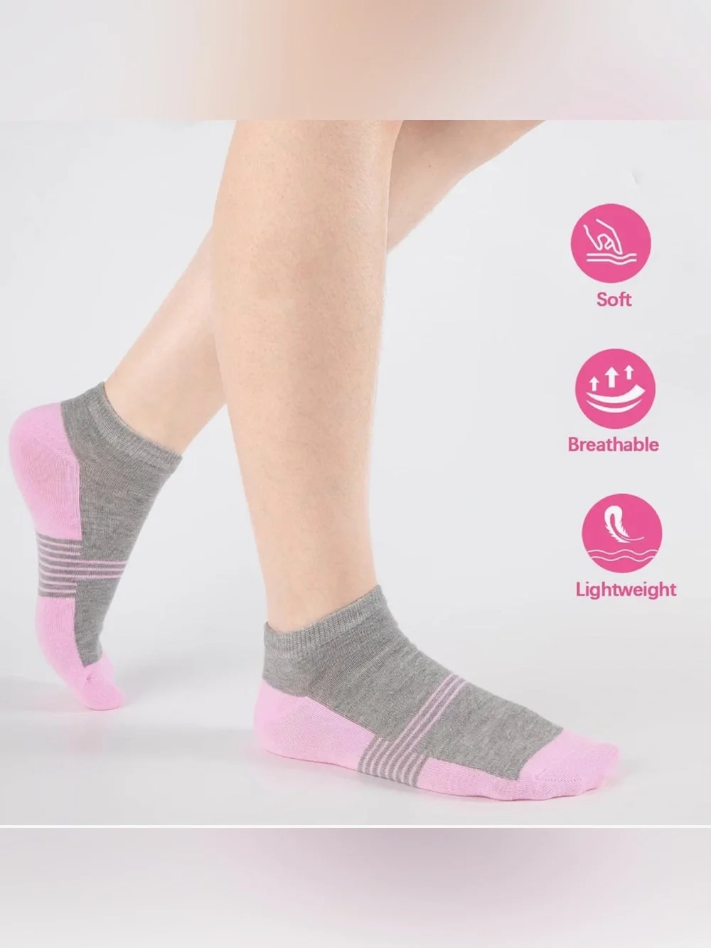 15 Pairs Womens Ankle Socks Thin Low Cut Casual Socks